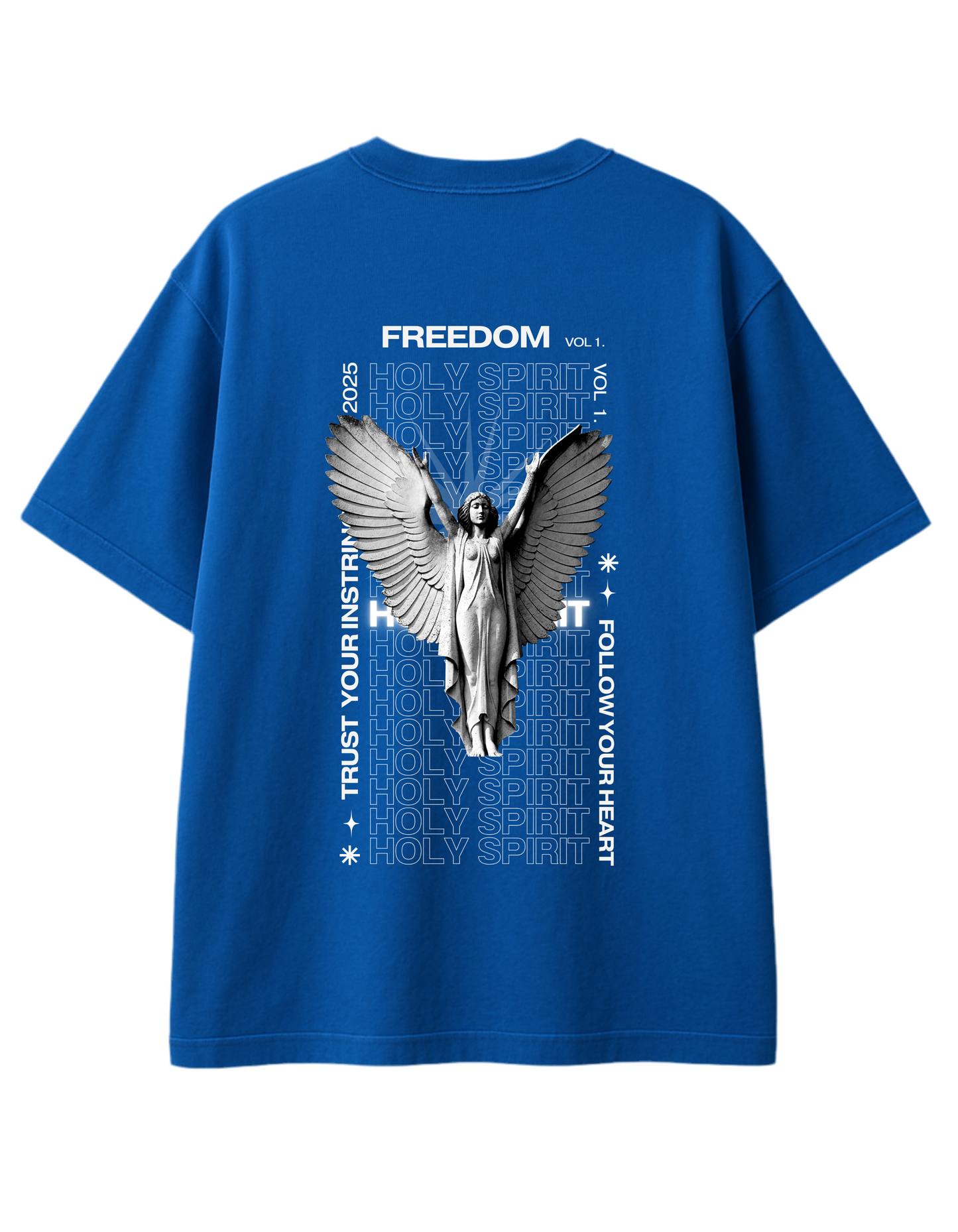 Praise Holy Spirit Oversized T-Shirt - Brown
