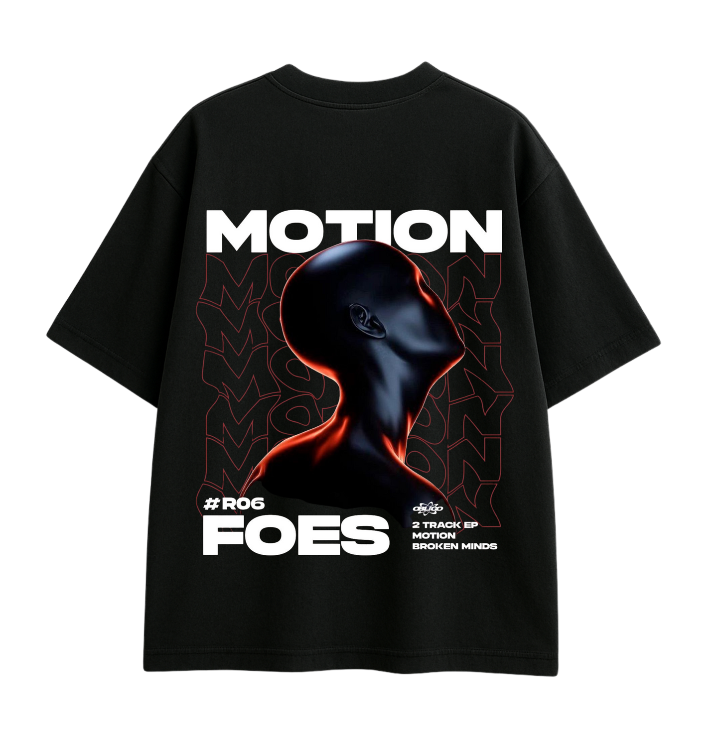 Motion FOES Oversized T-Shirt - Black