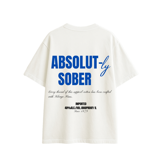 ABSOLUT-ly SOBER Oversized T-Shirt