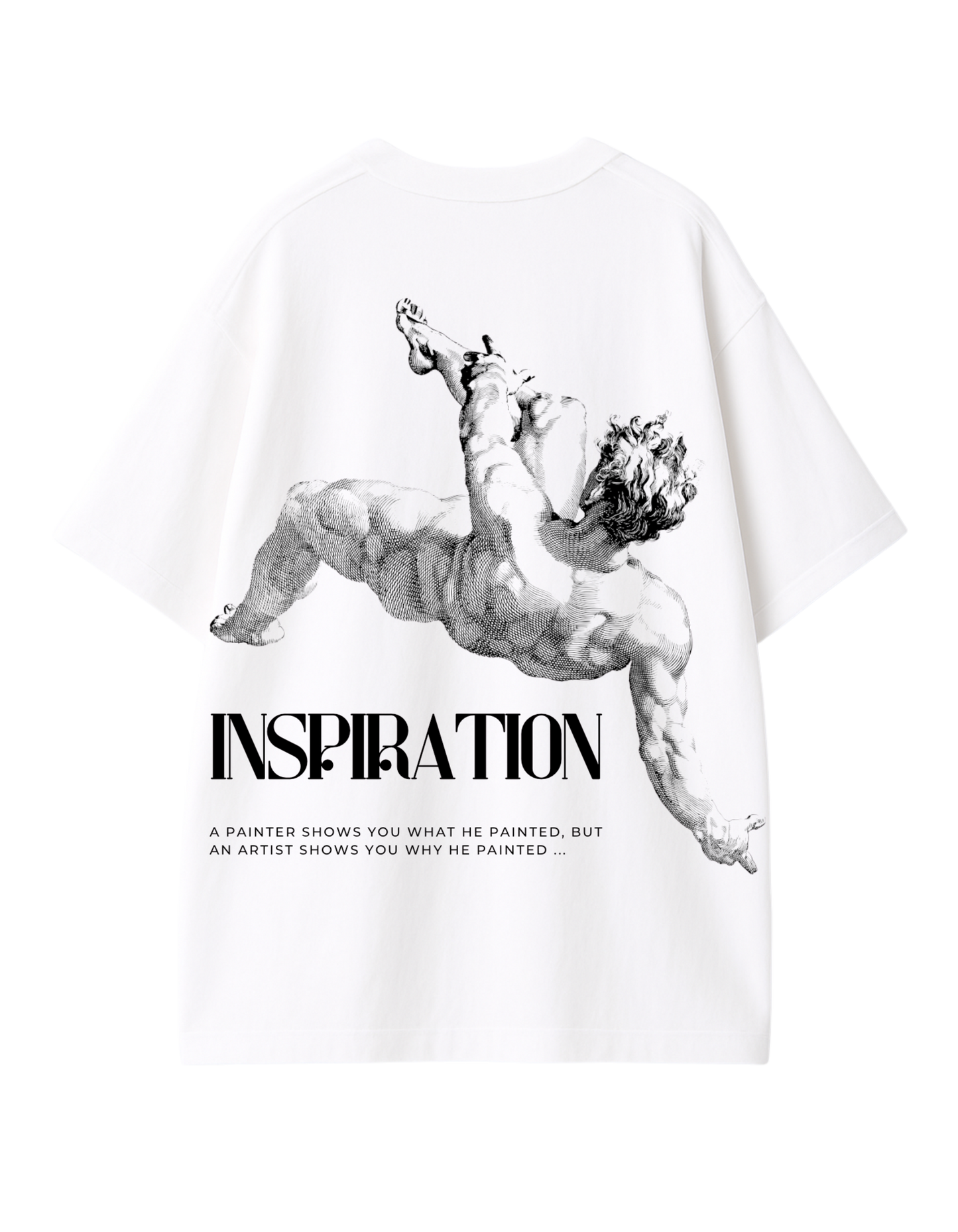 Inspiration Artist Quote Oversized T-Shirt