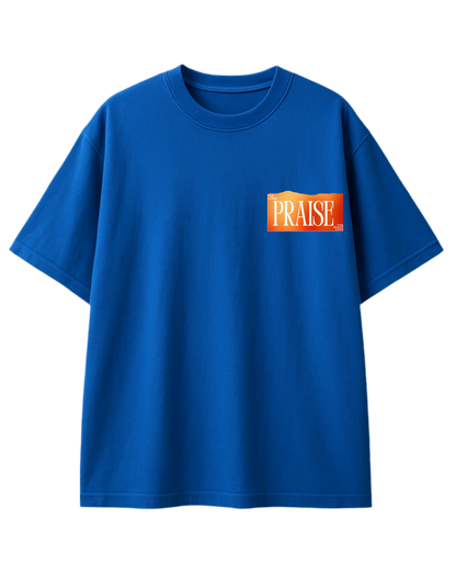 Praise Holy Spirit Oversized T-Shirt - Brown