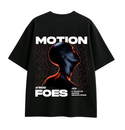 Motion FOES Oversized T-Shirt - Black