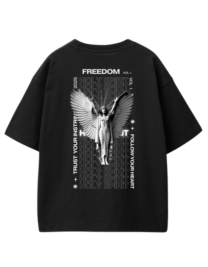Praise Holy Spirit Oversized T-Shirt - Brown