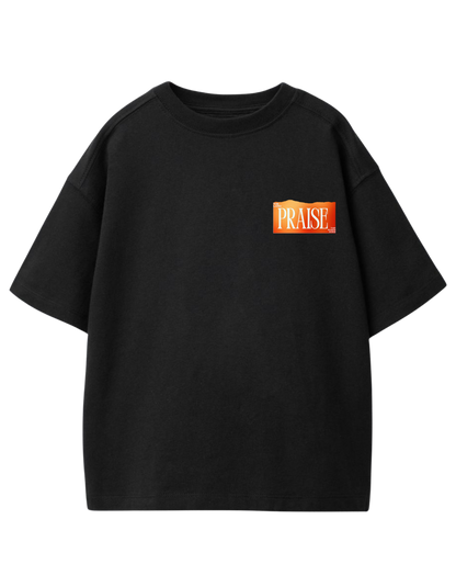 Praise Holy Spirit Oversized T-Shirt - Brown
